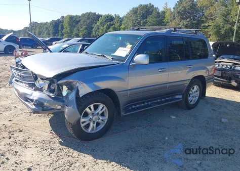 2005 Lexus Lx 470 из США, поврежденный, VIN JTJHT00W553553373